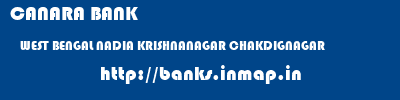 CANARA BANK  WEST BENGAL NADIA KRISHNANAGAR CHAKDIGNAGAR  banks information 